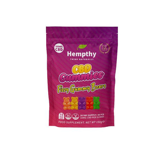 Hempthy 300mg CBD Gummies 30 Ct Pouch - The Eat Happy Project