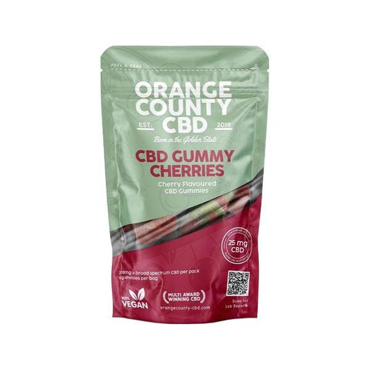 Orange County CBD 200mg Gummy Cherries - Grab Bag - The Eat Happy Project