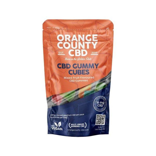 Orange County CBD 200mg Gummy Cubes - Grab Bag - The Eat Happy Project